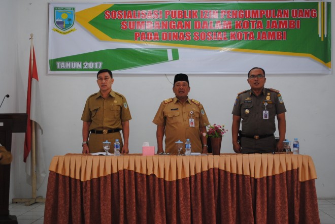 Dinsos Kota Jambi Gelar Sosialisasi. Foto/Hilman Yusra